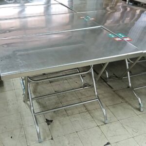 Stainless steel folding table